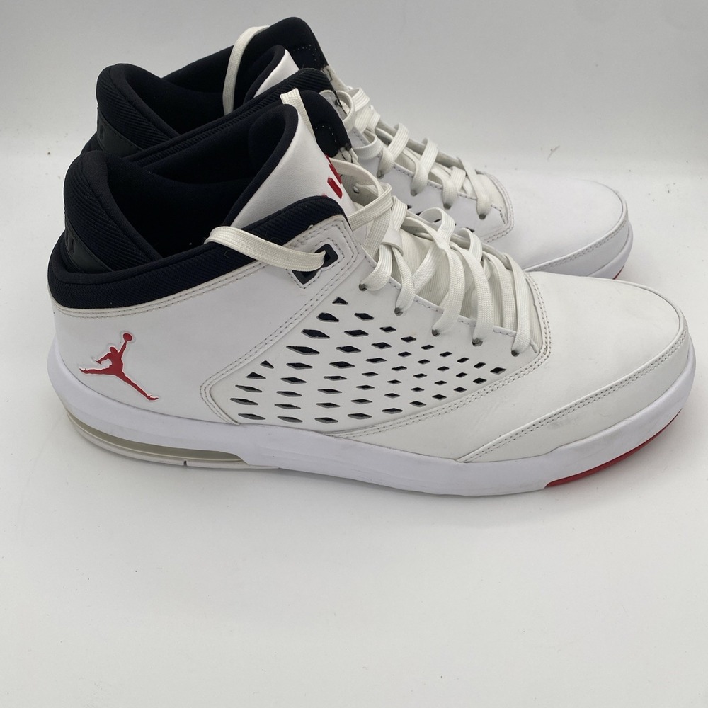 Size 12 - Air Jordan Flight Origin 4 White Red